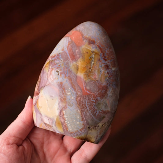 Pink Ibis Jasper Freeform | Brecciated Jasper Polished Freeform