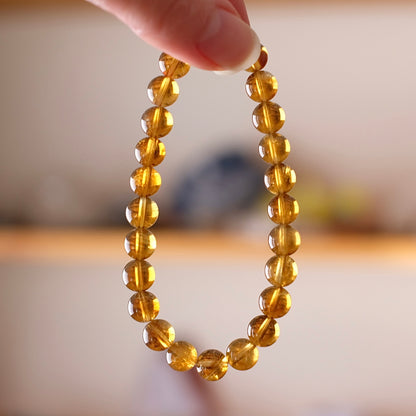 Golden Citrine Bracelet | Citrine Crystal Bracelet