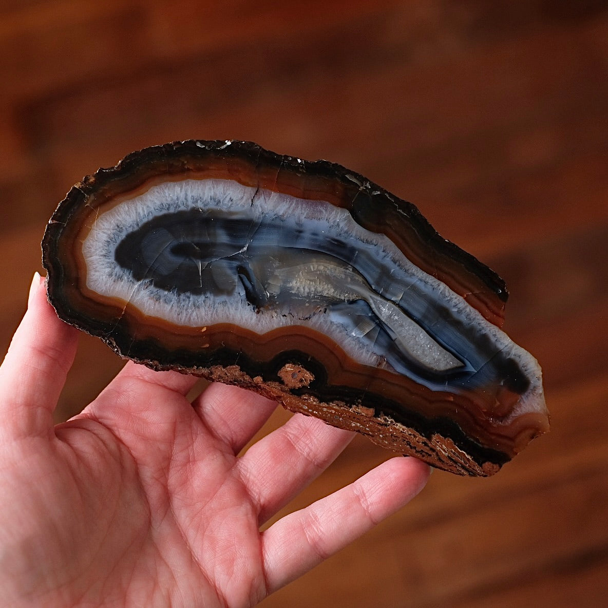 Carnelian Slab | Polished Carnelian Crystal Slice