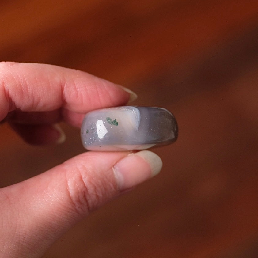 Agate Pocket Stone | Quartz + Agate Crystal Tumble