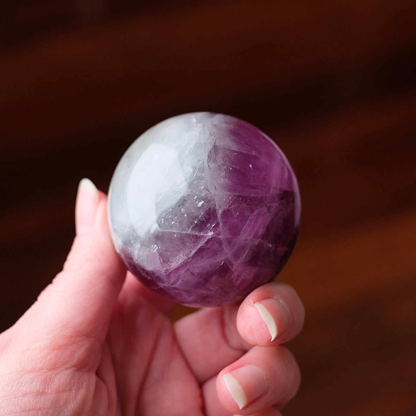Dendritic Fluorite Sphere | Fluorite Crystal Sphere