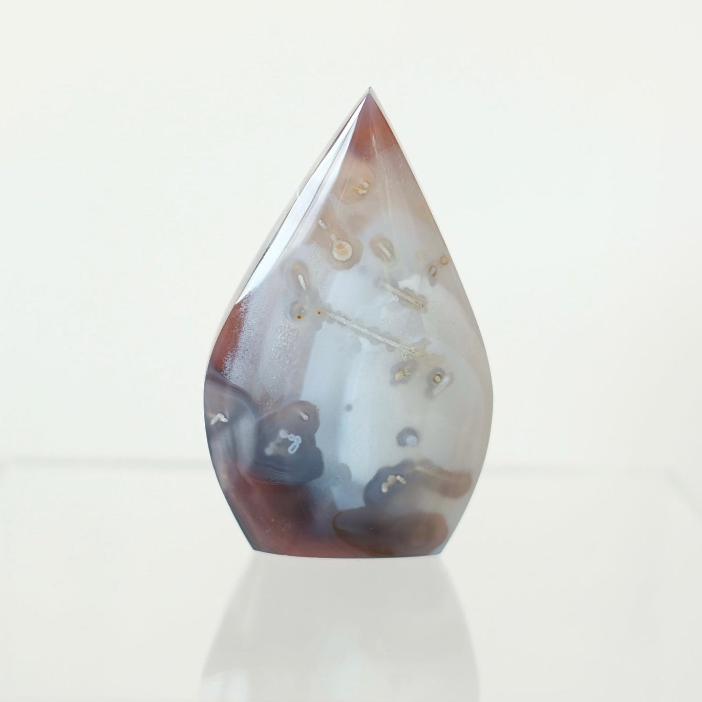 Swazi Agate Freeform | Mozambique Agate Crystal Flame