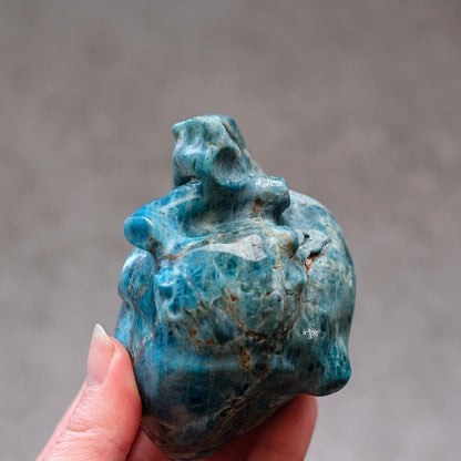 Apatite Anatomical Heart Carving | Human Crystal Heart