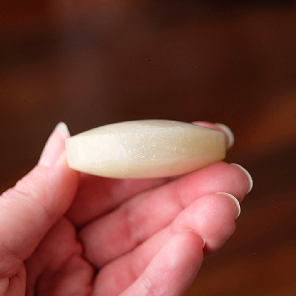 Moonstone Palm | Blue Flash Moonstone Crystal Palmstone