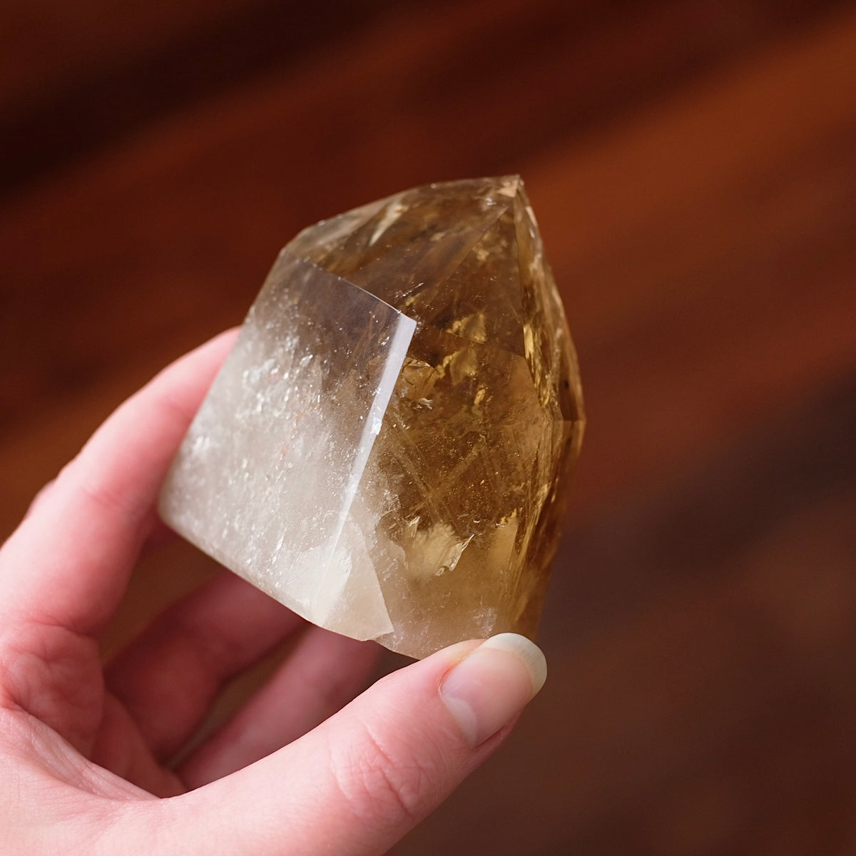 Natural Brazilian Citrine Tower | Honey Citrine Crystal Point