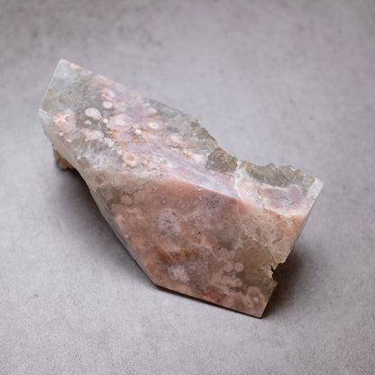 Green Quartz + Pink Amethyst Freeform | Prasiolite Flower Agate Crystal Display