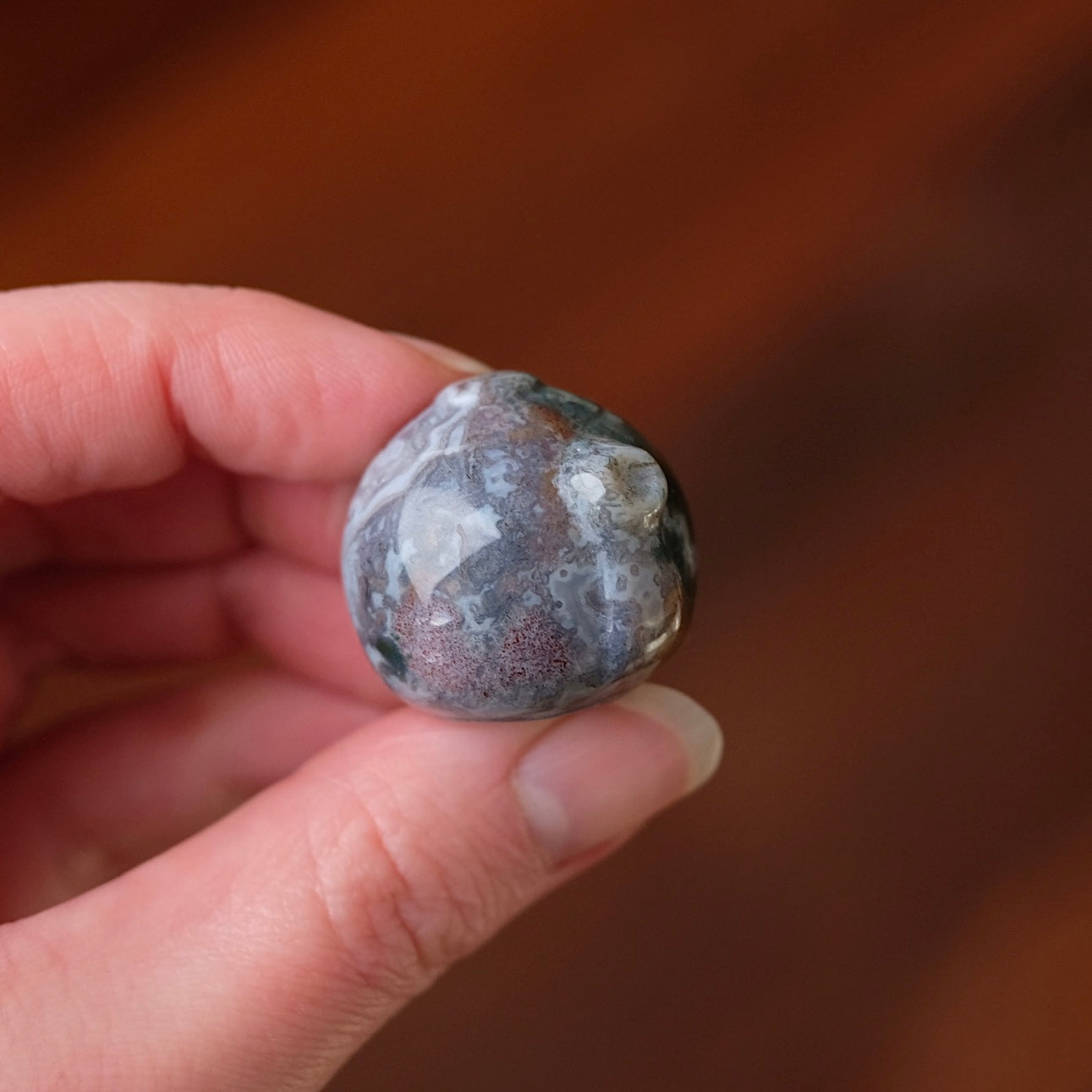 Purple Moss Agate Teapot | Moss Agate Crystal Carving