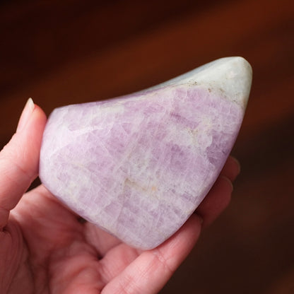 Kunzite & Aquamarine Freeform | Polished Crystal Specimen