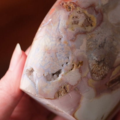 Pink Ibis Jasper Freeform | Brecciated Jasper Polished Freeform