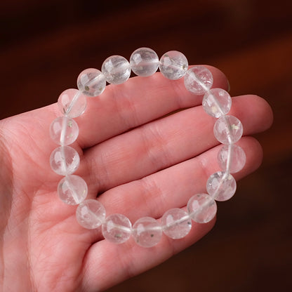 Pyrite in Quartz Bracelet | Quartz Crystal Bracelet