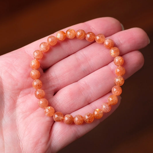 Sunstone Bracelet | Sunstone Crystal Stretch Bracelet
