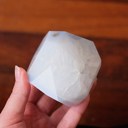 Blue Lace Agate + Quartz Freeform | Blue Lace Agate Crystal