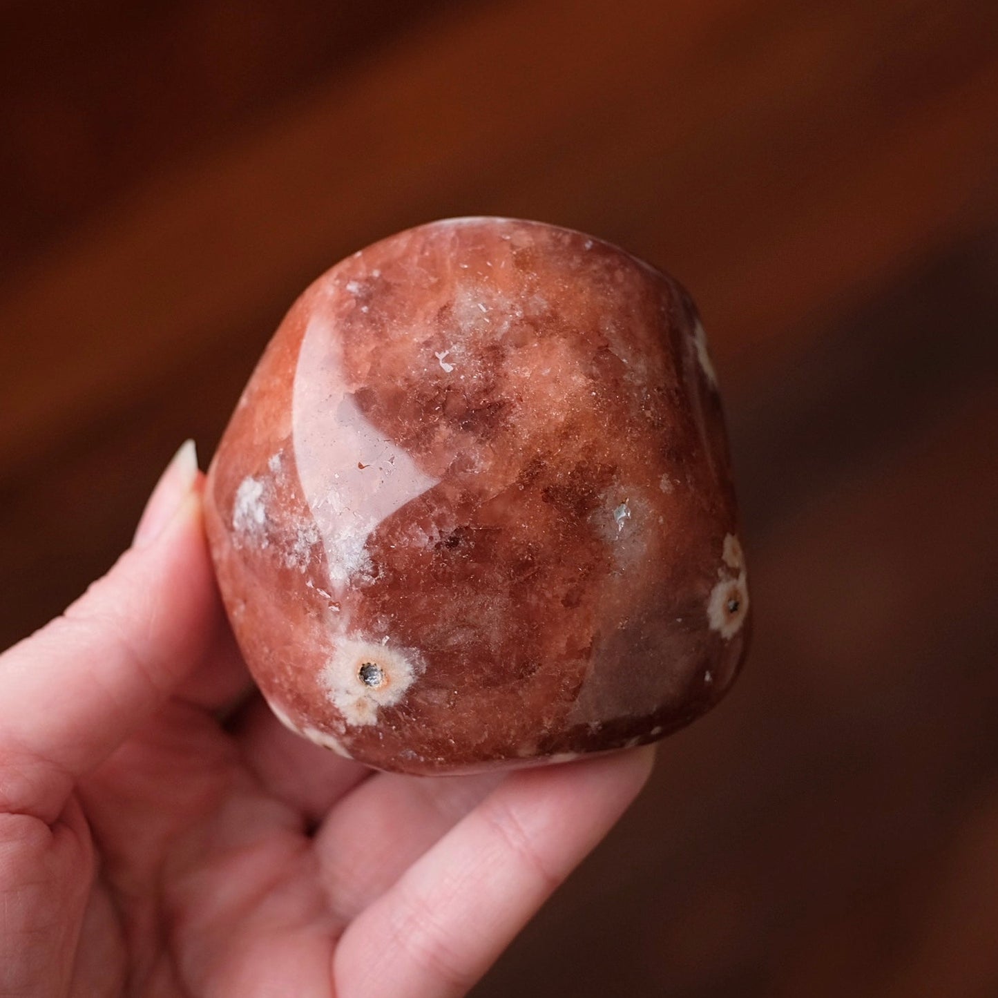 Raspberry Pink Amethyst | Polished Pink Amethyst Crystal Freeform 2