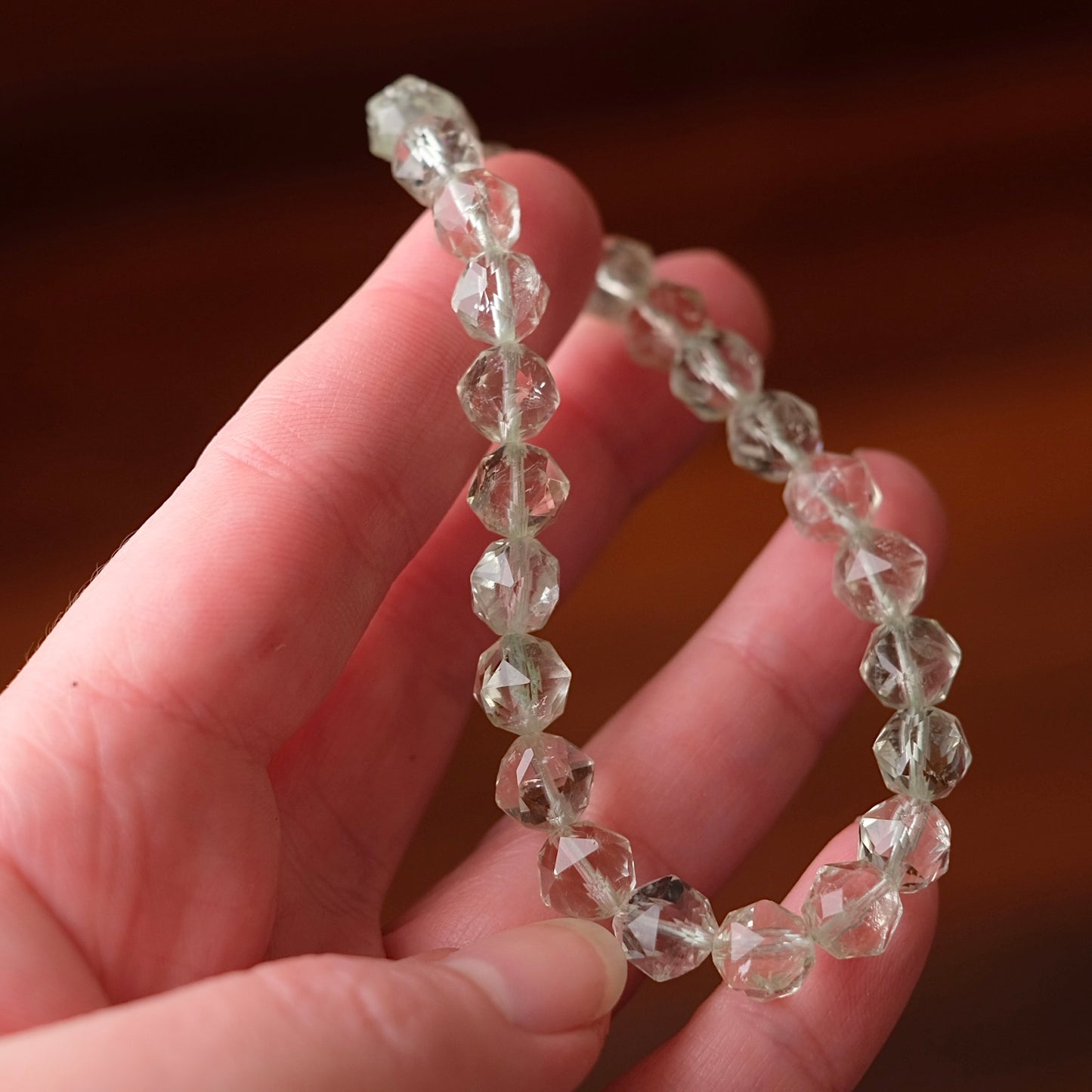 Prasiolite Bracelet | Green Amethyst Crystal Bracelet