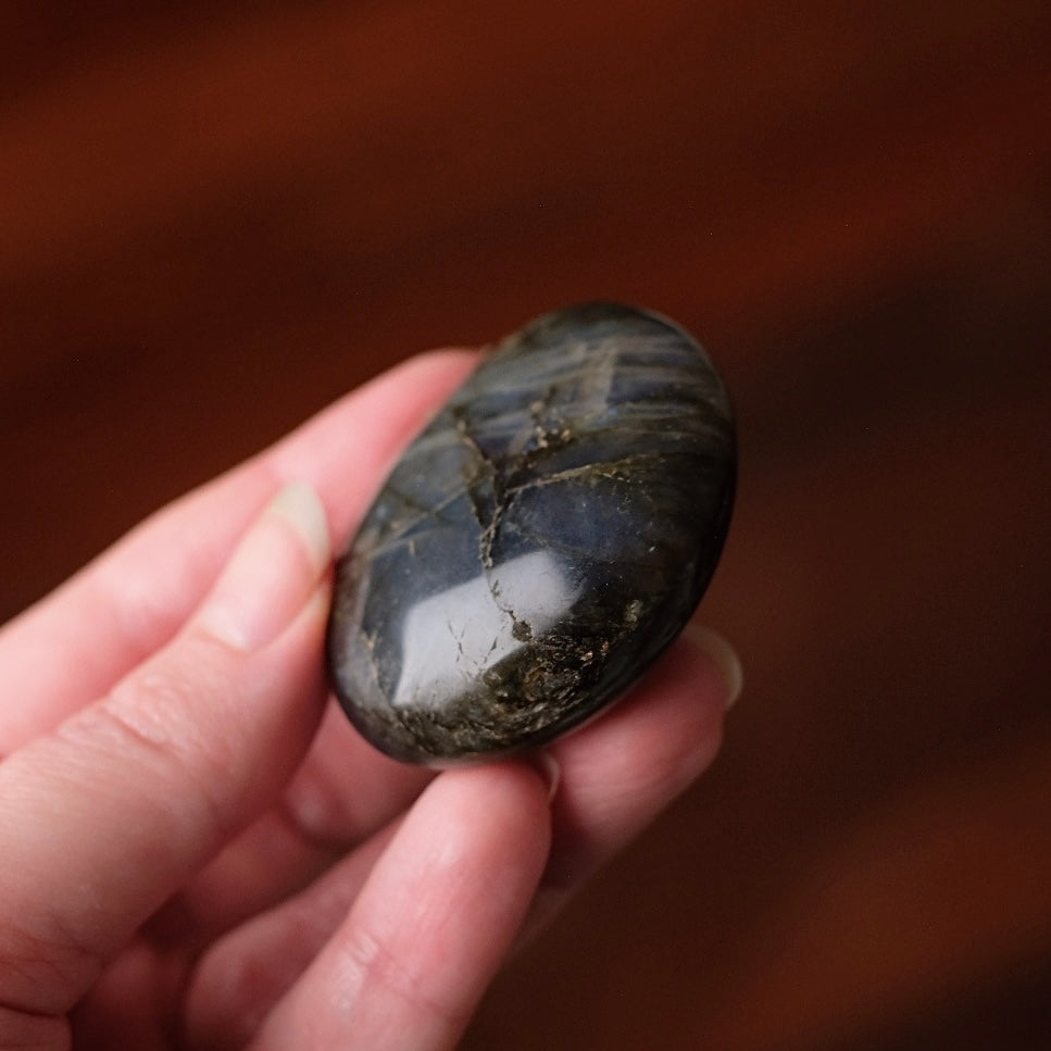 Labradorite Palm | Orange Labradorite Crystal Palm