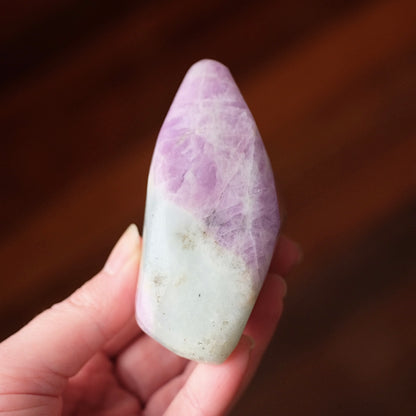 Kunzite & Aquamarine Freeform | Polished Crystal Specimen