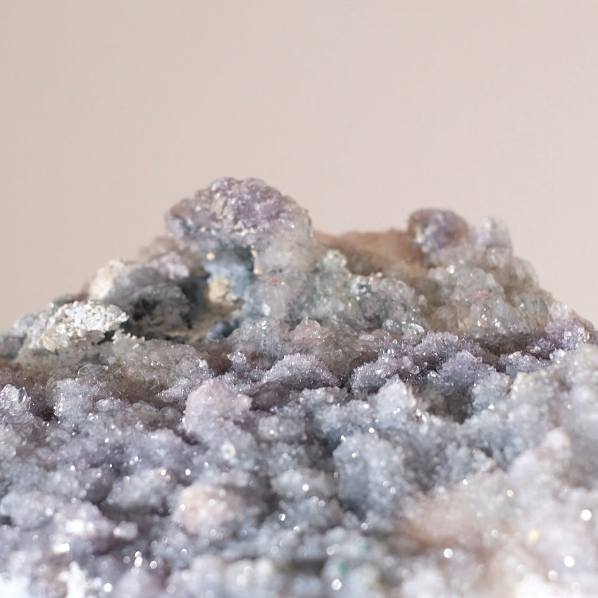 Amethyst Flower Specimen | Multicolor Crystalline Amethyst Specimen