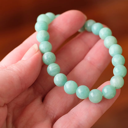 Amazonite Bracelet | Amazonite Crystal Stretch Bracelet