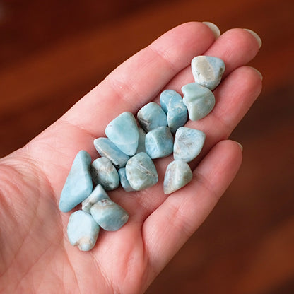 Larimar Crystal Pebbles | High Quality Larimar Chips