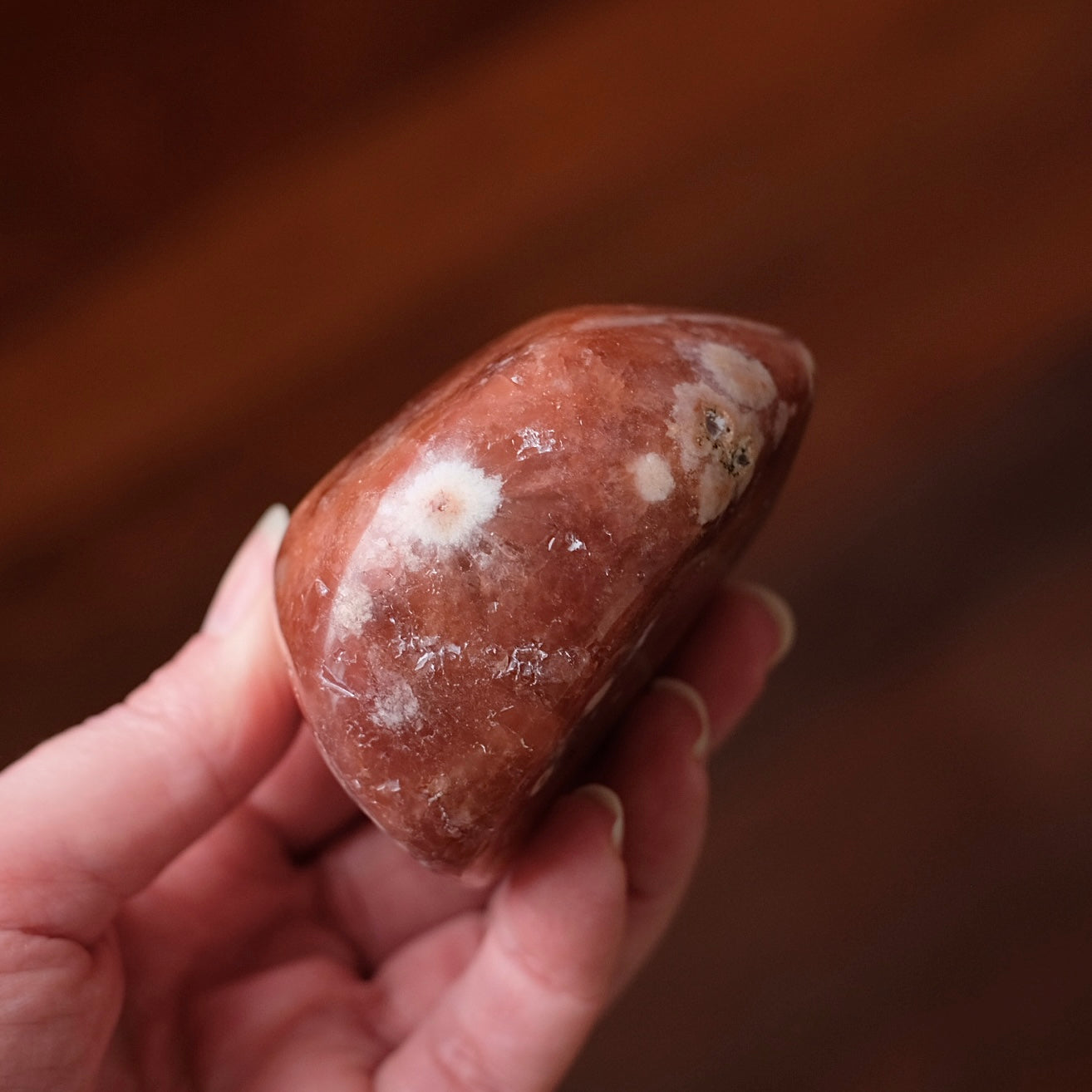 Raspberry Pink Amethyst | Polished Pink Amethyst Crystal Freeform 2