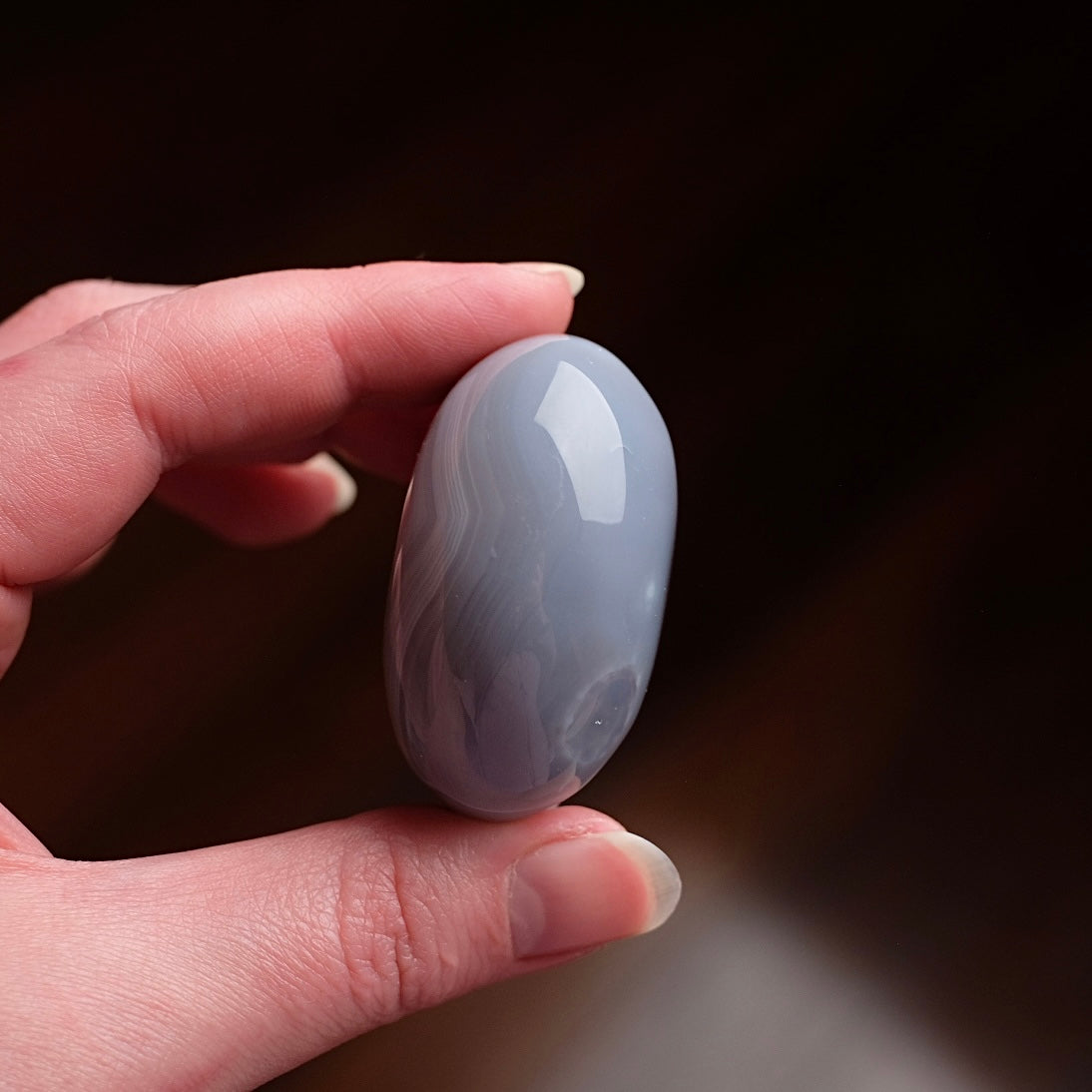 Banded Agate Palm | Agate Crystal Palm Stone