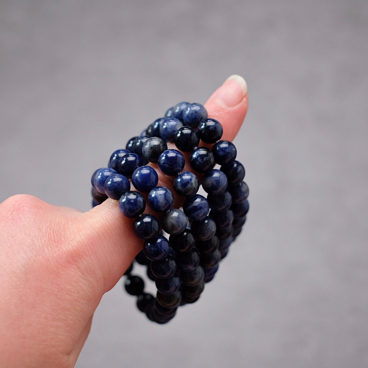 Sodalite Bracelet | Crystal Stretch Bracelet