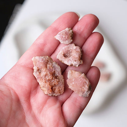 Mini Pink Amethyst Clusters | Patagonia Pink Amethyst Crystal Specimen