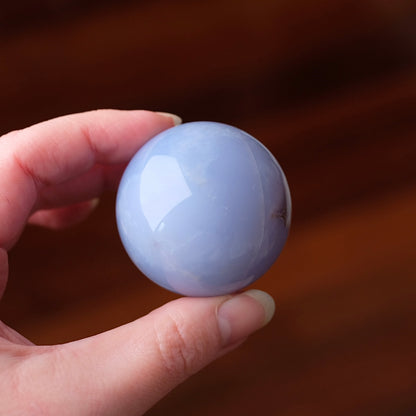 Blue Chalcedony Sphere | Chalcedony Crystal Sphere