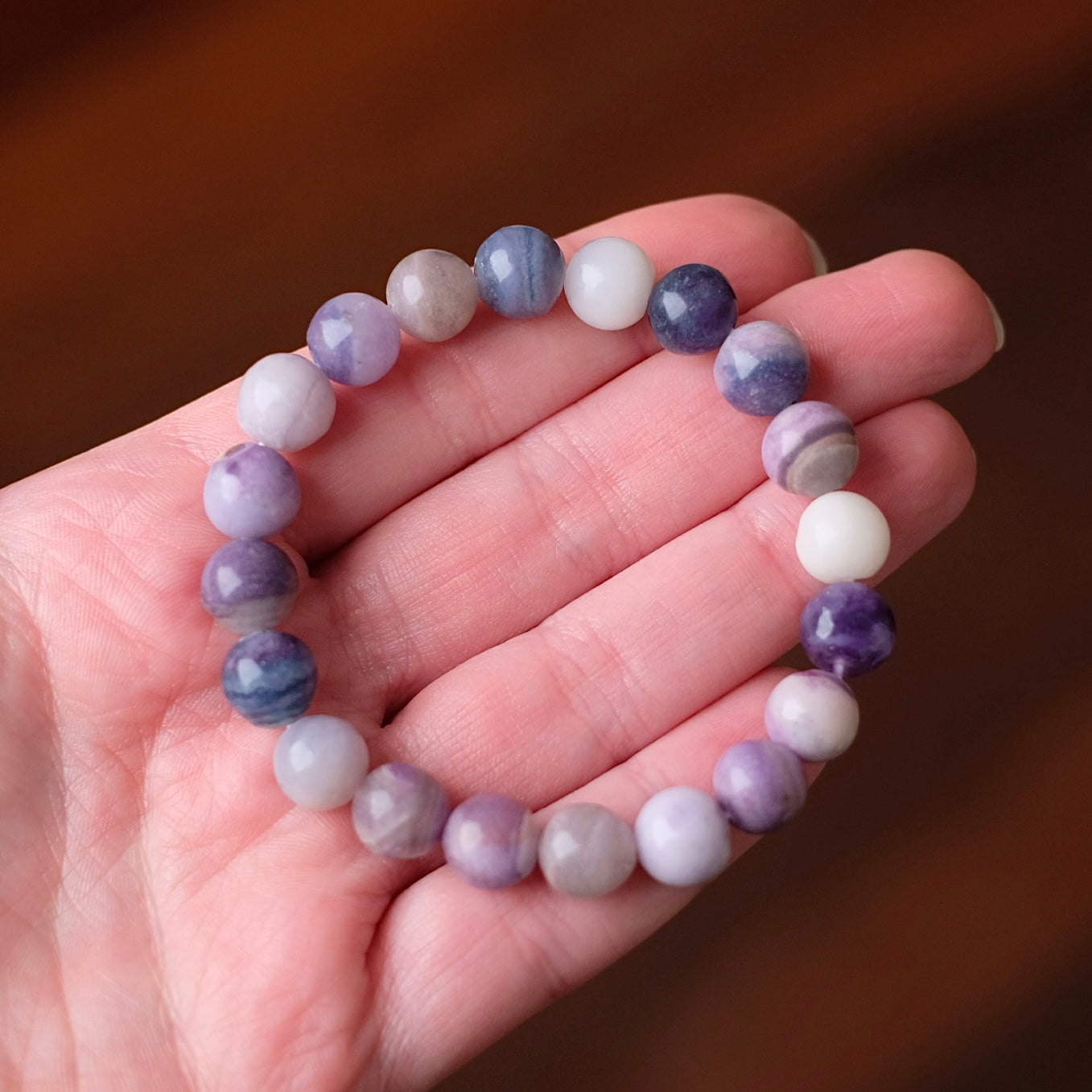 Silk Fluorite Bracelet | Silky Fluorite Crystal Bracelet
