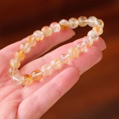 Citrine Bracelet | Gemmy Citrine Crystal Bracelet