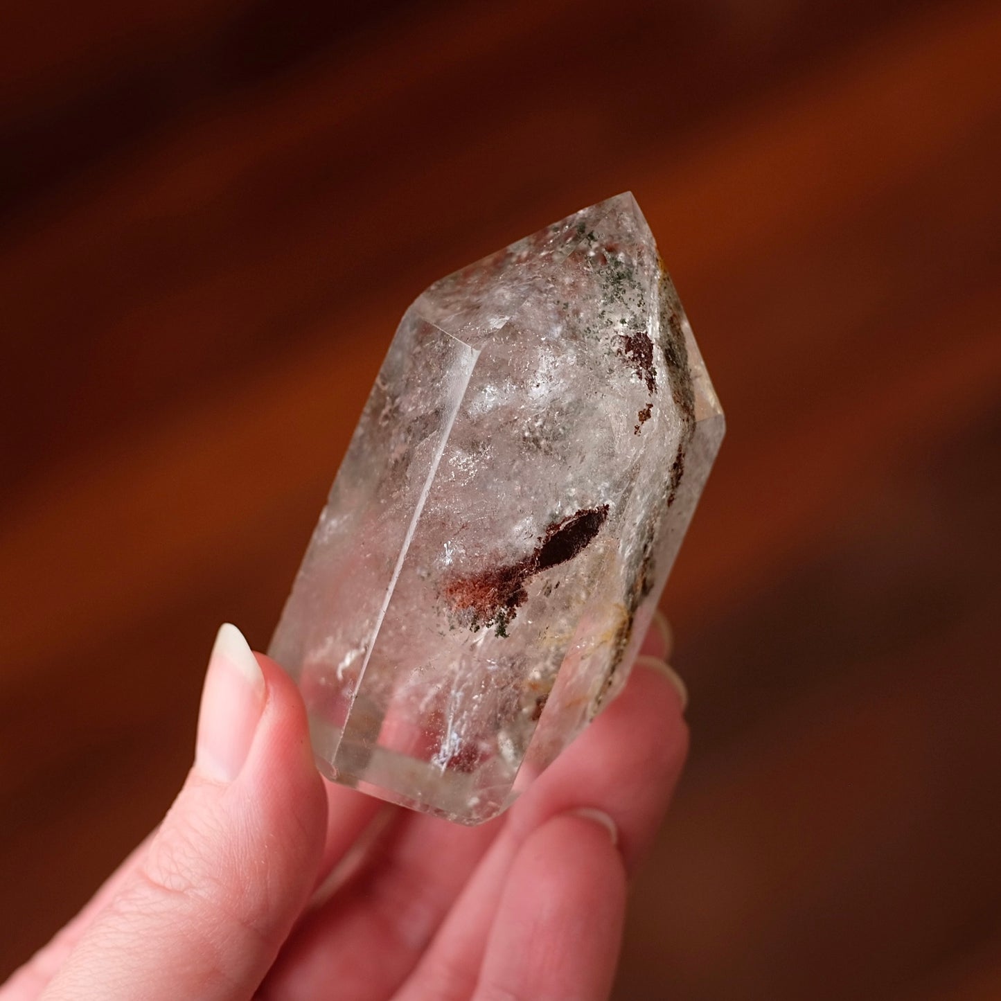 Garden Quartz Point | Lodolite Quartz | Dream Quartz Crystal Tower