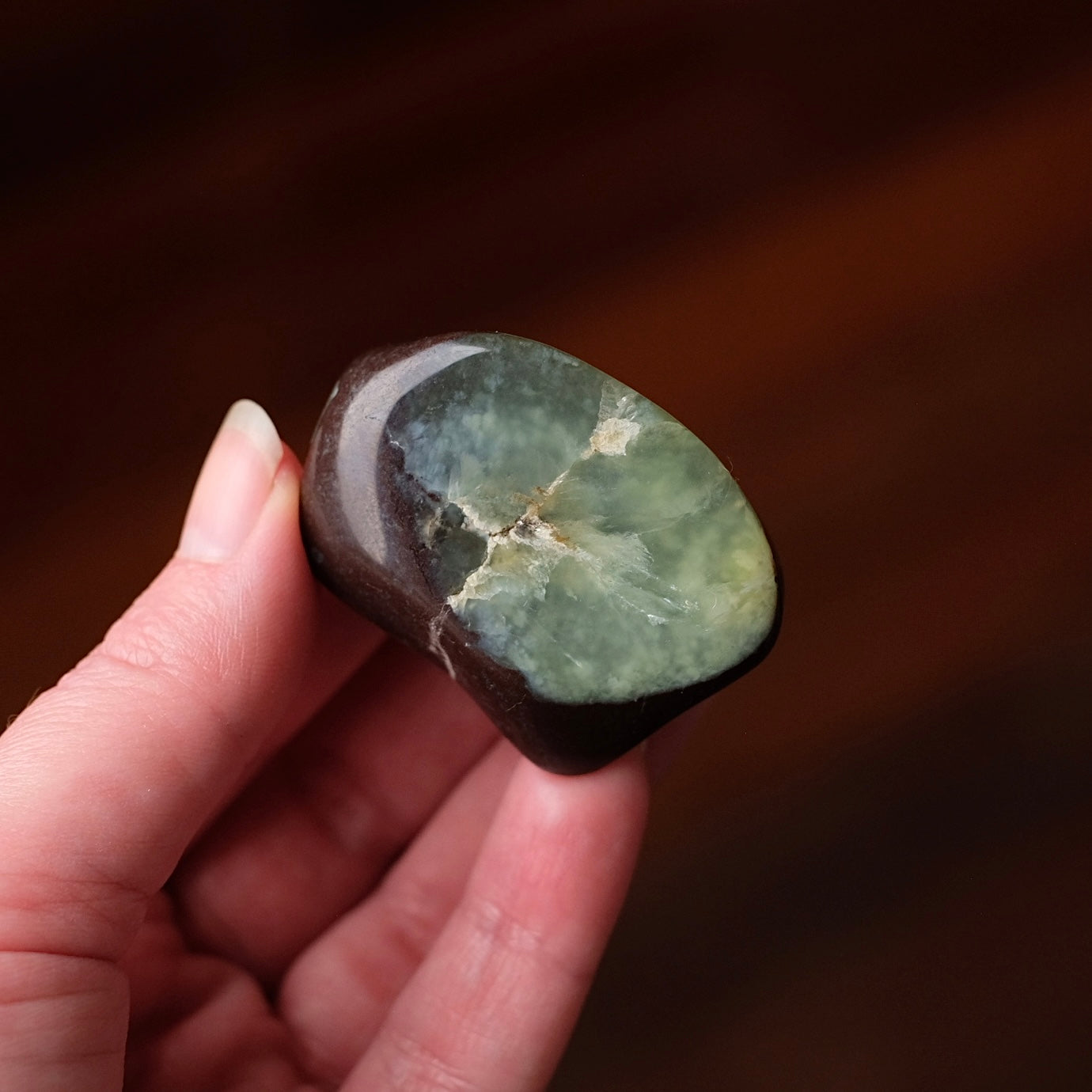 Australian Prehnite Freeform | Polished Prehnite Crystal