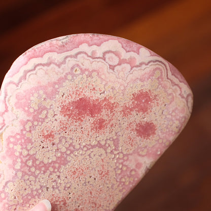 Rhodochrosite Freeform | Polished Rhodochrosite Crystal A