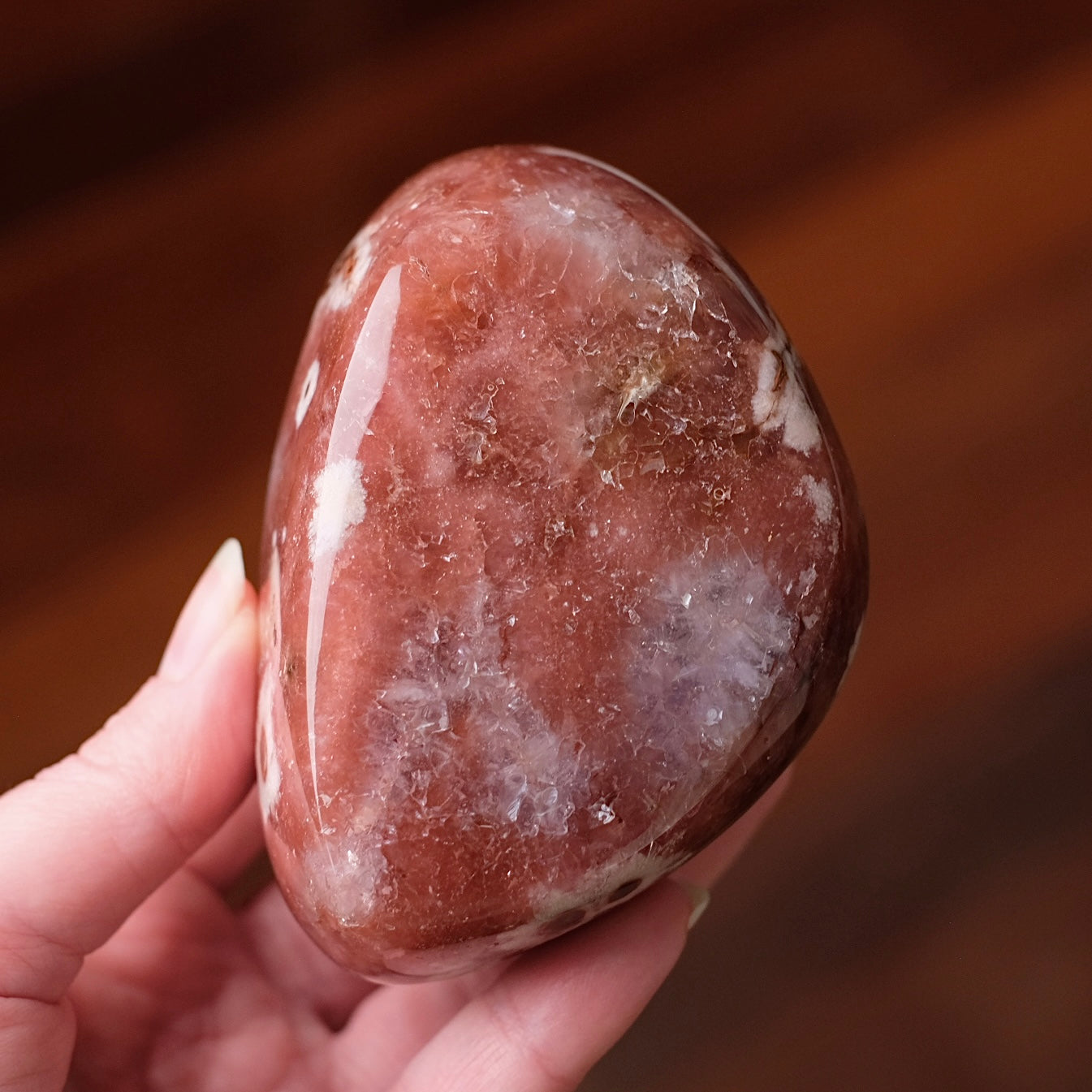 Raspberry Pink Amethyst | Polished Pink Amethyst Crystal Freeform 13