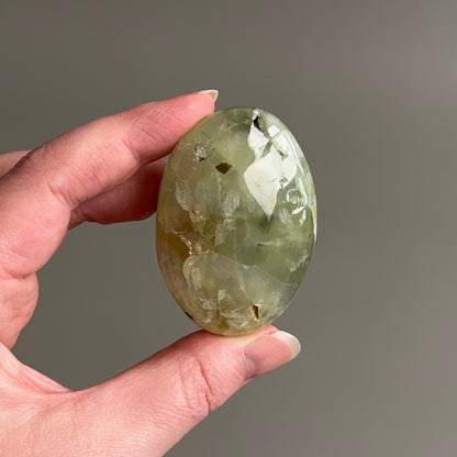 Prehnite Palm | Prehnite Crystal Palm