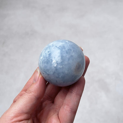 Blue Calcite Sphere | Calcite Crystal Sphere