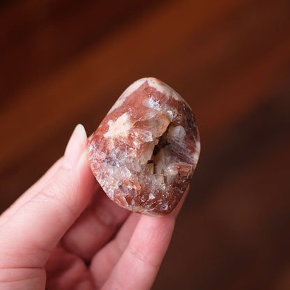 Raspberry Pink Amethyst Geode | Polished Pink Amethyst Crystal Specimen 3