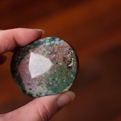 Ocean Jasper Palm | Sea Jasper Crystal Palmstone