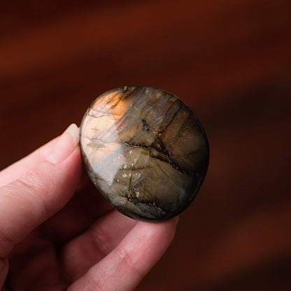 Labradorite Palm | Orange Labradorite Crystal Palm