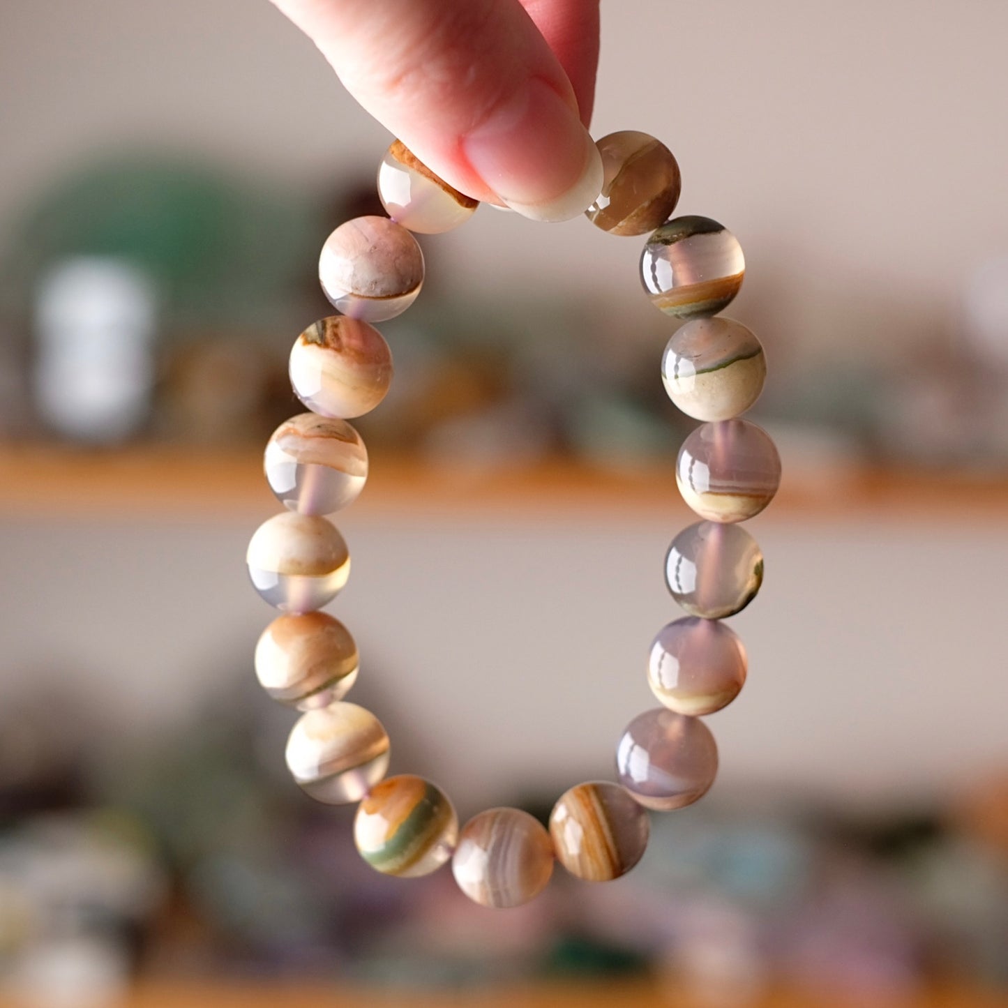 Agate Bracelet | Chunky Agate Crystal Bracelet