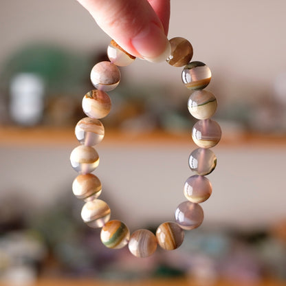 Agate Bracelet | Chunky Agate Crystal Bracelet