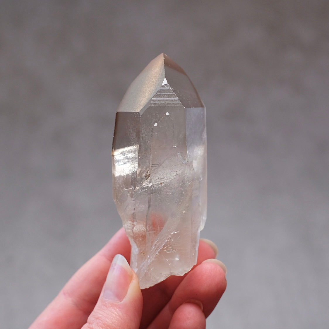 Smokey Lemurian Quartz Point | Lemurian Crystal Point With Keys