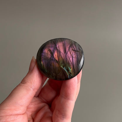 Purple Labradorite Palm | Sunset Labradorite Crystal Palm