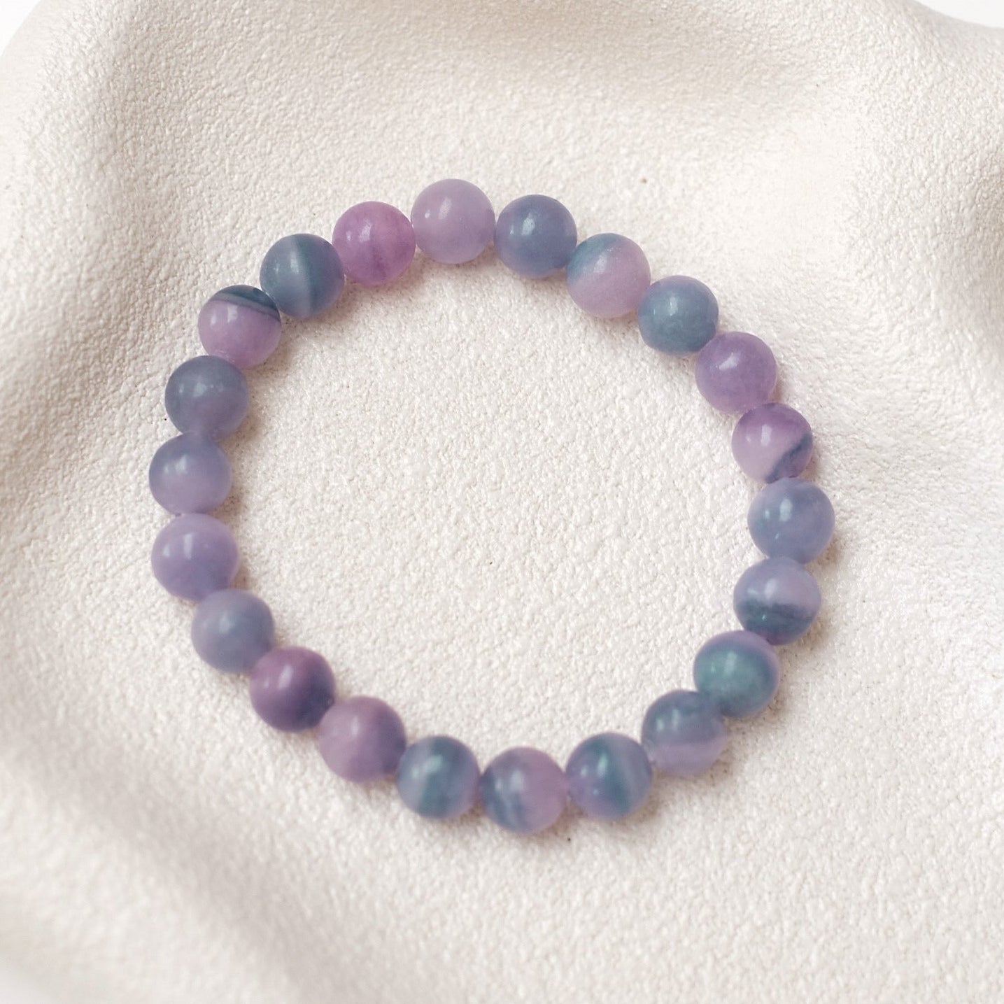 Silk Fluorite Bracelet | Silky Fluorite Crystal Bracelet