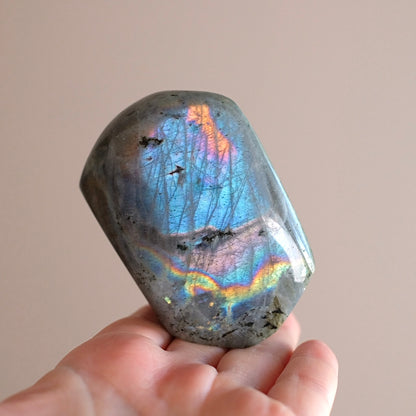 Flashy Labradorite Freeform | Pastel Labradorite Crystal Freeform