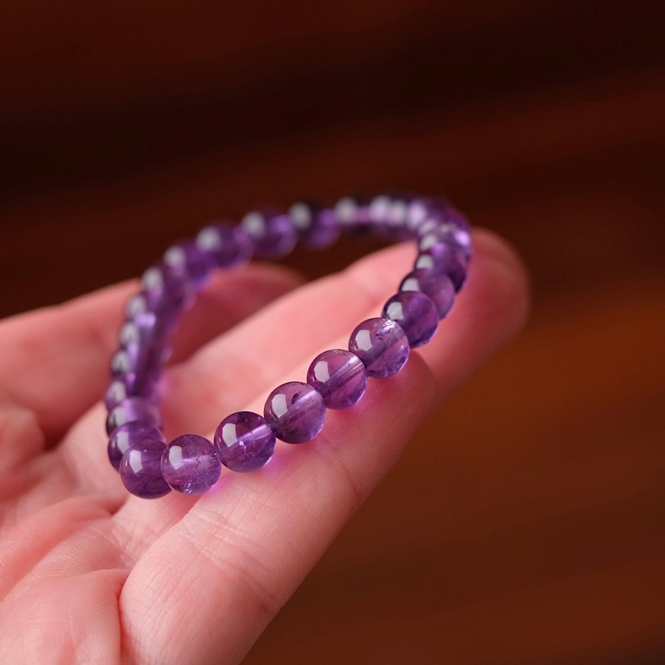 Amethyst Bracelet | Purple Amethyst Crystal Bracelet