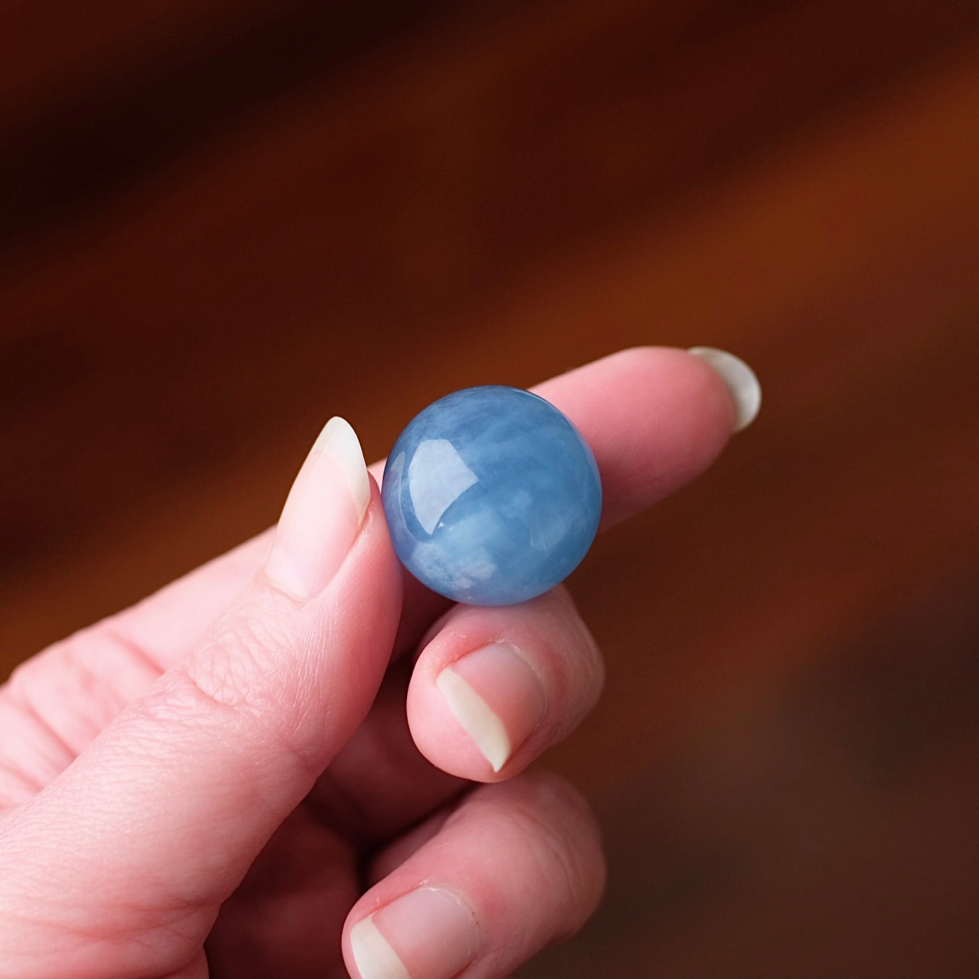 Blue Aquamarine Sphere | Aquamarine Crystal Sphere
