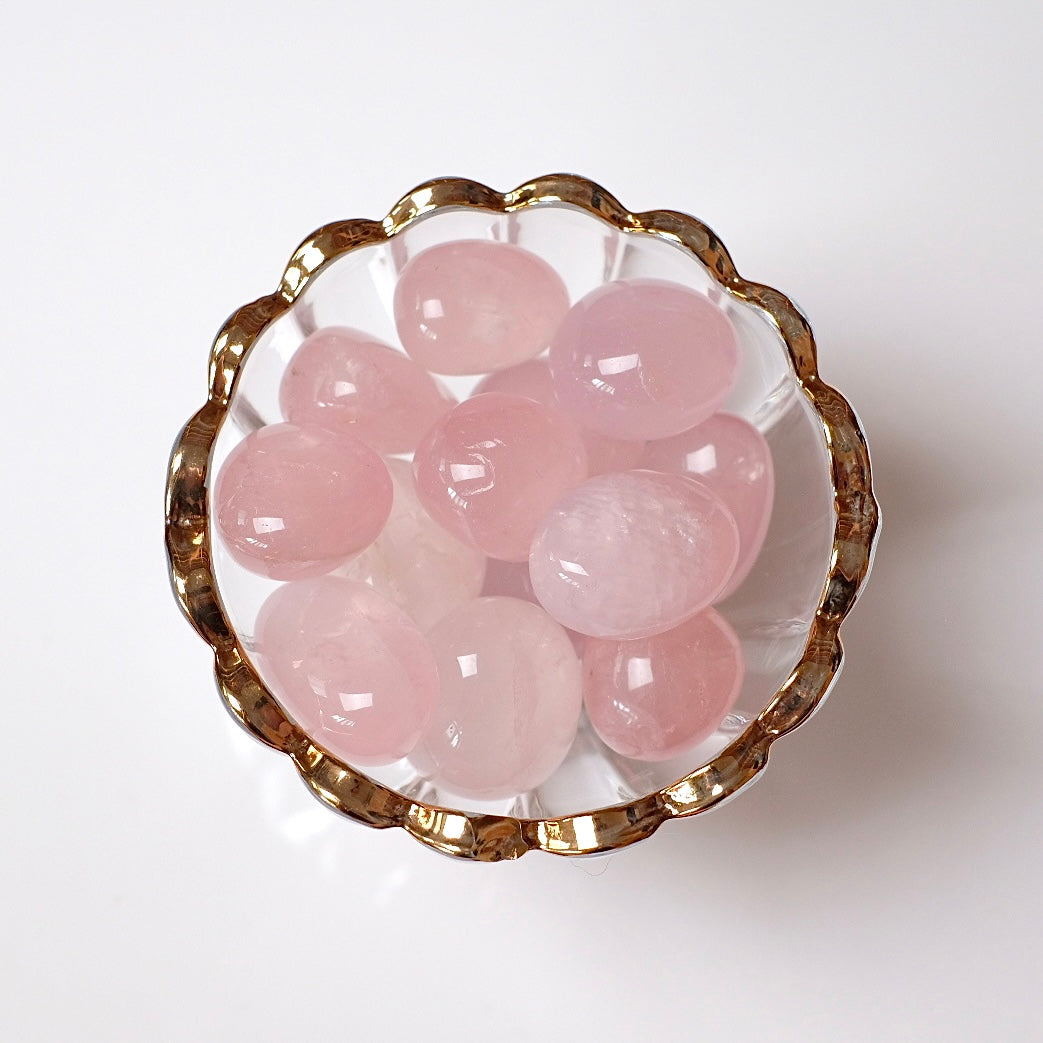 Rose Quartz Tumbles | Star Rose Quartz Tumbled Crystal