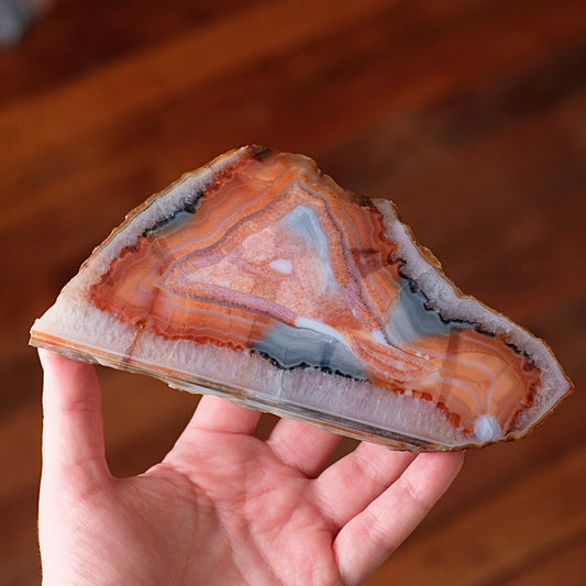 Carnelian Slab | Polished Carnelian Crystal Slice
