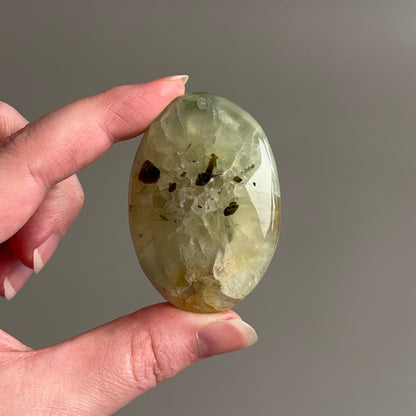 Prehnite Palm | Prehnite Crystal Palm